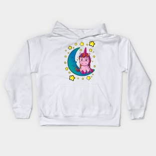 Unicorn & Moon Kids Hoodie